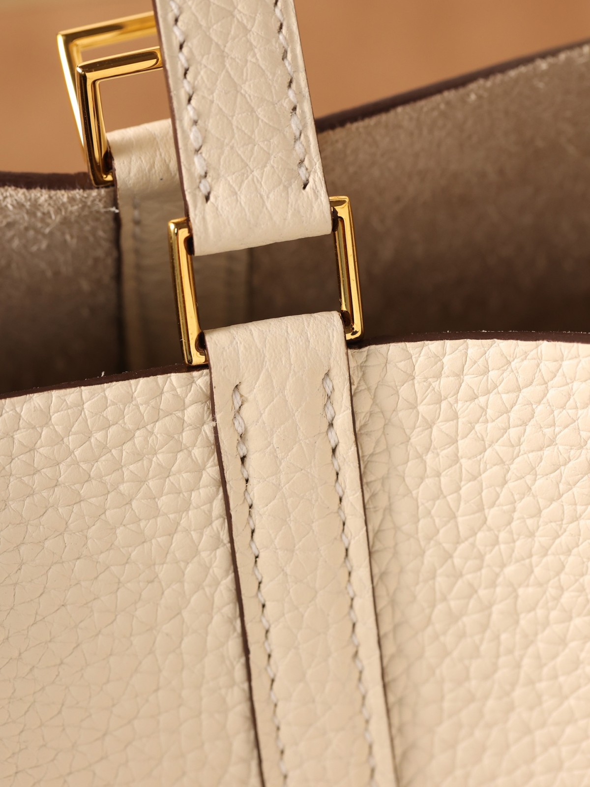Shebag fully handmade Hermes Picotin 22 bag in cream white togo leather review silver (2025 Feb updated)-Best Quality Fake designer Bag Review, Replica designer bag ru