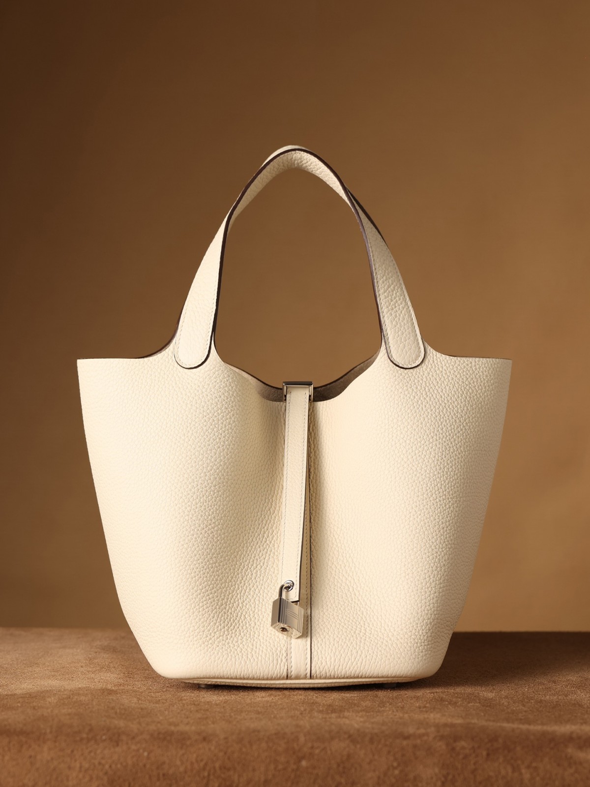 Shebag fully handmade Hermes Picotin 22 bag in cream white togo leather review silver (2025 Feb updated)-Best Quality Fake designer Bag Review, Replica designer bag ru