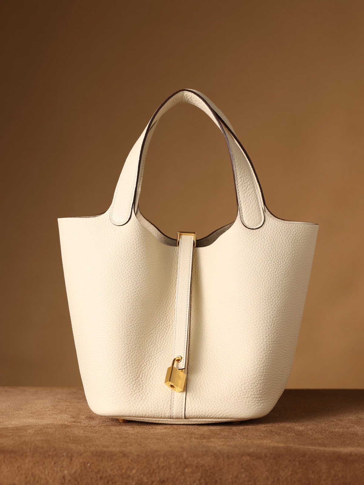 Shebag fully handmade Hermes Picotin 22 bag in cream white togo leather review silver (2025 Feb updated)-Best Quality Fake designer Bag Review, Replica designer bag ru