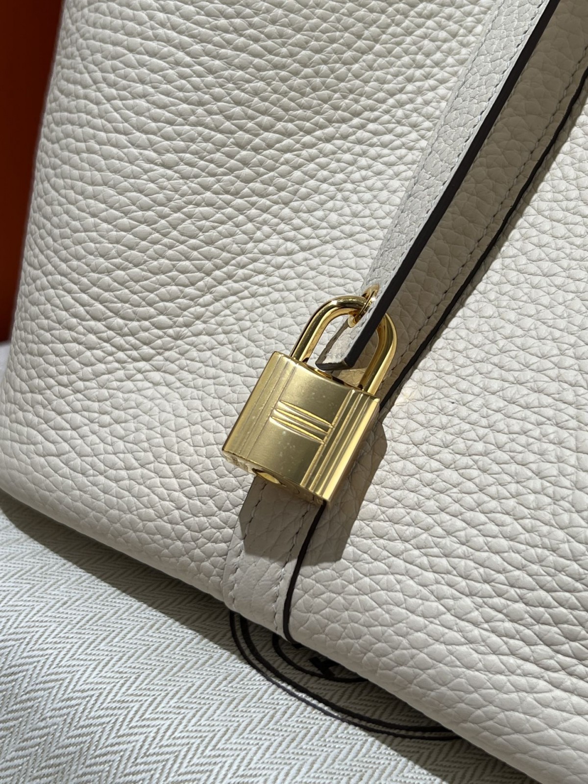 Shebag fully handmade Hermes Picotin 22 bag in cream white togo leather review silver (2025 Feb updated)-Best Quality Fake designer Bag Review, Replica designer bag ru