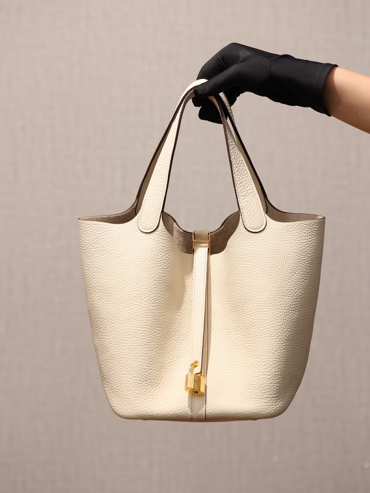 Shebag fully handmade Hermes Picotin 22 bag in cream white togo leather review silver (2025 Feb updated)-Best Quality Fake designer Bag Review, Replica designer bag ru