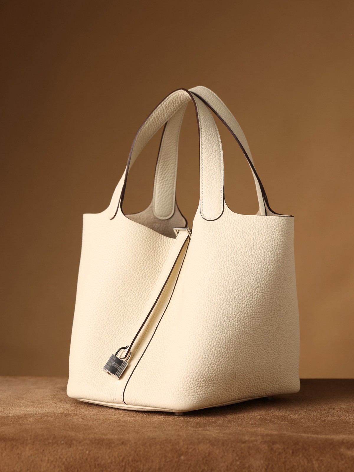Shebag fully handmade Hermes Picotin 22 bag in cream white togo leather review silver (2025 Feb updated)-Best Quality Fake designer Bag Review, Replica designer bag ru