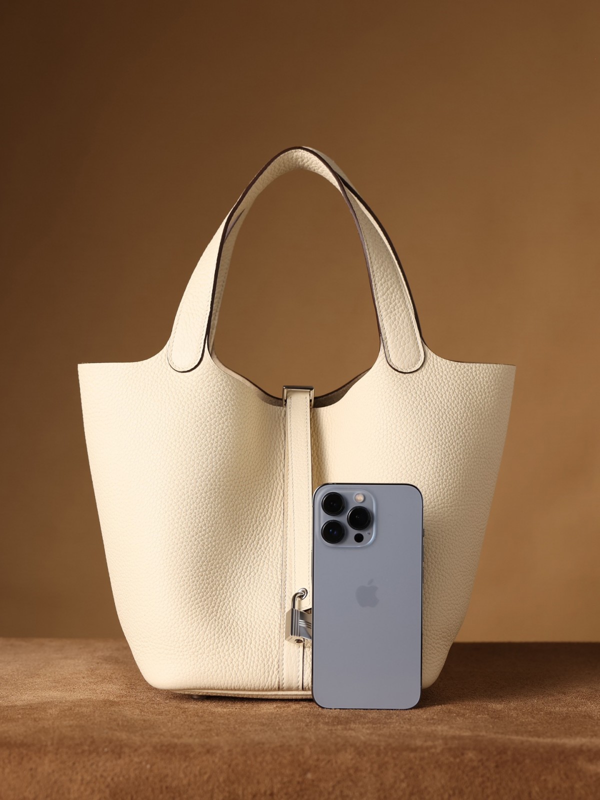 Shebag fully handmade Hermes Picotin 22 bag in cream white togo leather review silver (2025 Feb updated)-Best Quality Fake designer Bag Review, Replica designer bag ru