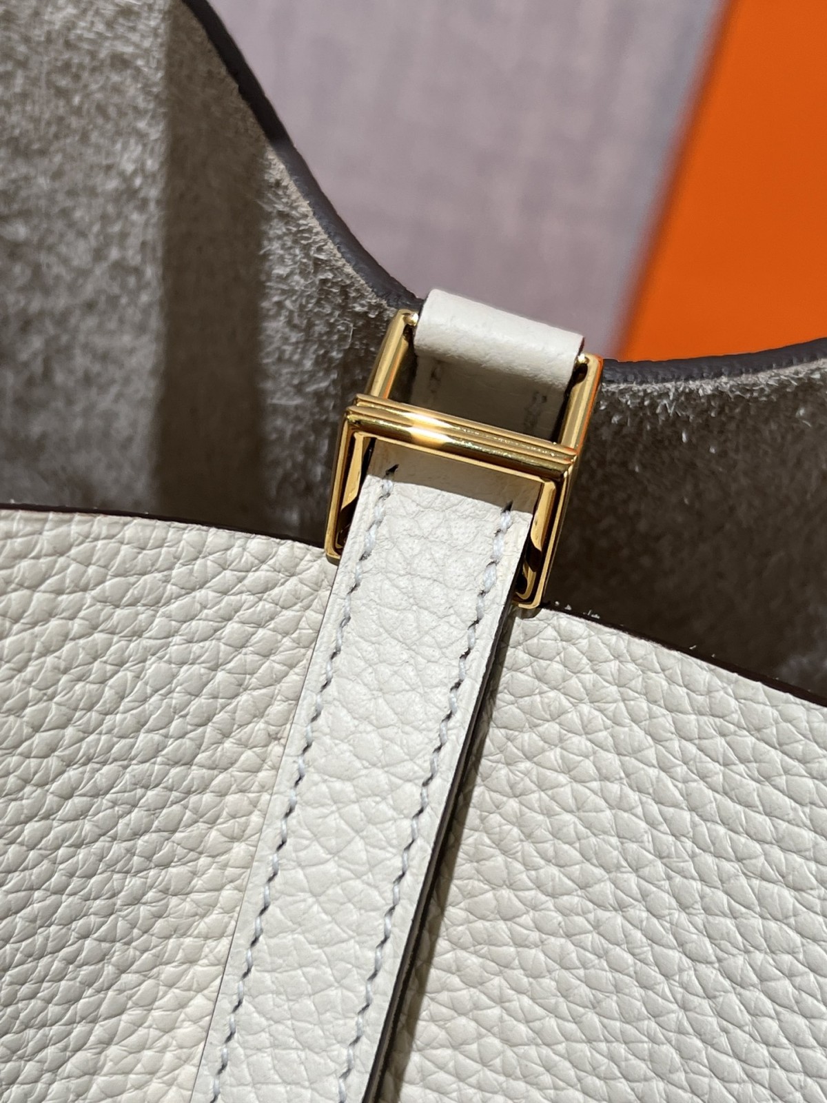Shebag fully handmade Hermes Picotin 22 bag in cream white togo leather review silver (2025 Feb updated)-Best Quality Fake designer Bag Review, Replica designer bag ru