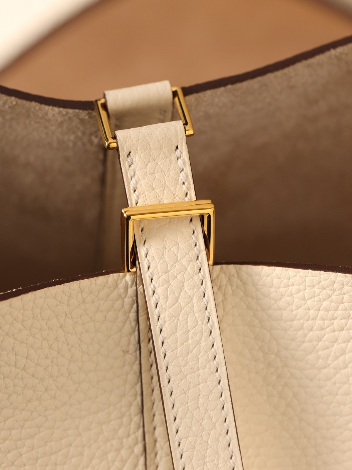 Shebag fully handmade Hermes Picotin 22 bag in cream white togo leather review silver (2025 Feb updated)-Best Quality Fake designer Bag Review, Replica designer bag ru