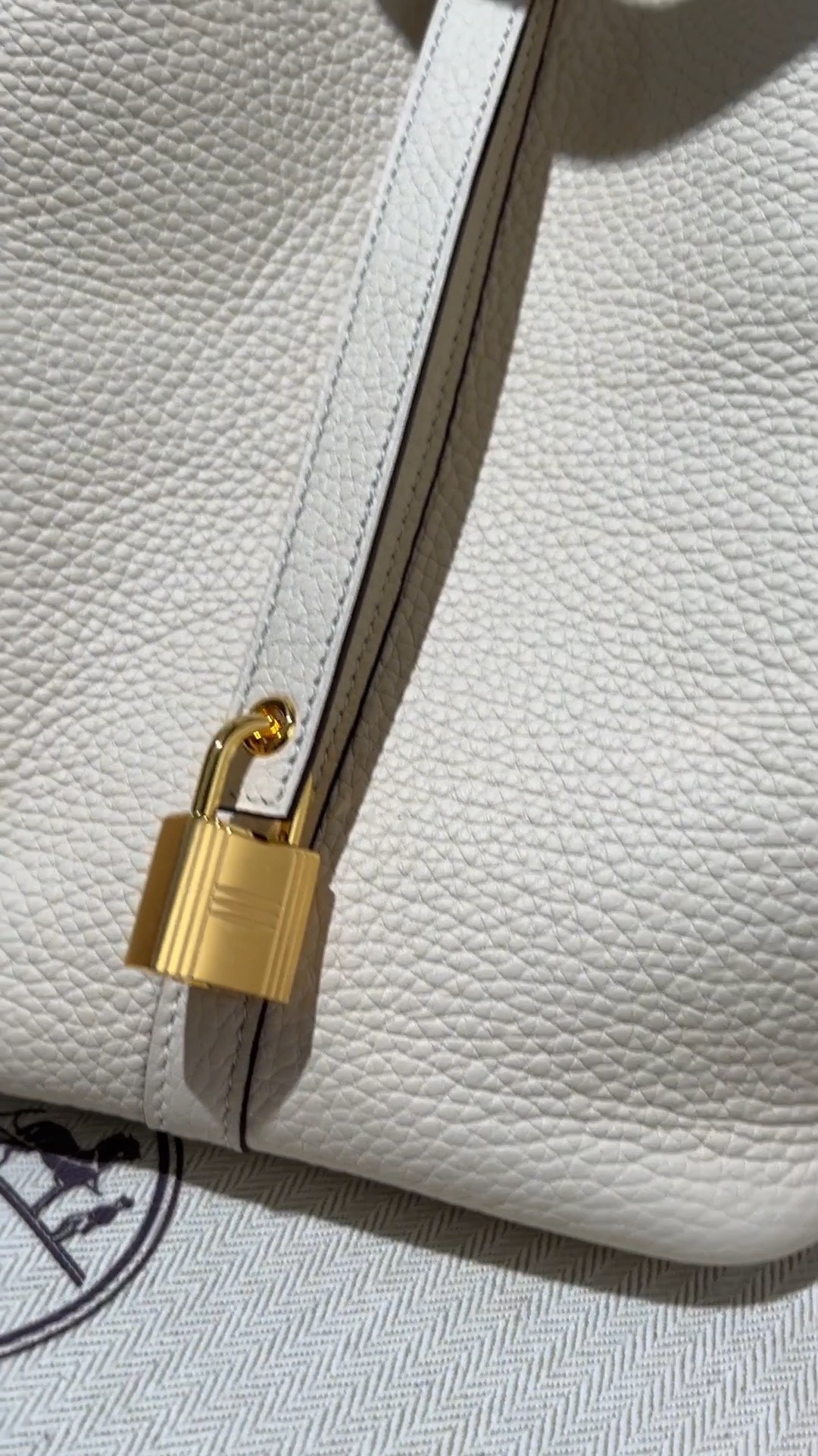 Shebag fully handmade Hermes Picotin 22 bag in cream white togo leather review silver (2025 Feb updated)-Best Quality Fake designer Bag Review, Replica designer bag ru