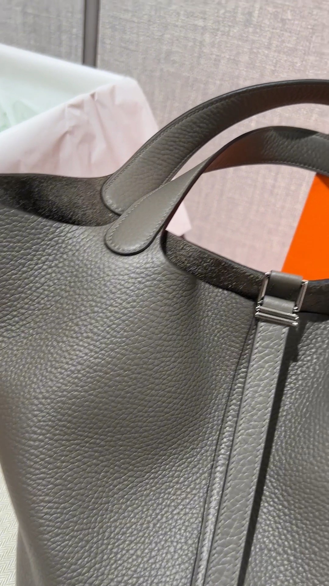 Shebag fully handmade Hermes Picotin 22 bag in togo leather in grey (2025 Feb updated)-Best Quality Fake designer Bag Review, Replica designer bag ru Shebag fully handmade Hermes Picotin 22 bag in togo leather in grey (2025 Feb updated)-Best Quality Fake designer Bag Review, Replica designer bag ru