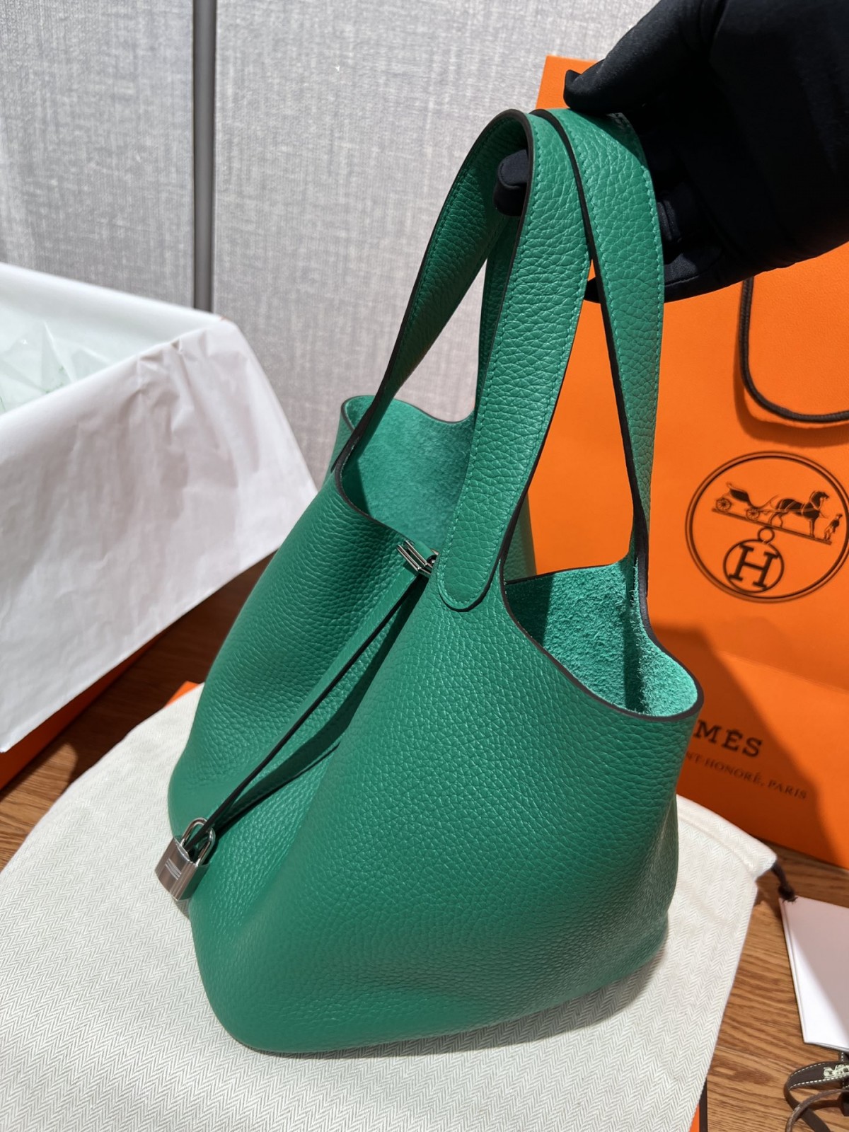 Shebag handmade Hermes Picotin 22 bag in green togo leather silver hardware (2025 Mar updated)-Best Quality Fake designer Bag Review, Replica designer bag ru Shebag handmade Hermes Picotin 22 bag in green togo leather silver hardware (2025 Mar updated)-Best Quality Fake designer Bag Review, Replica designer bag ru