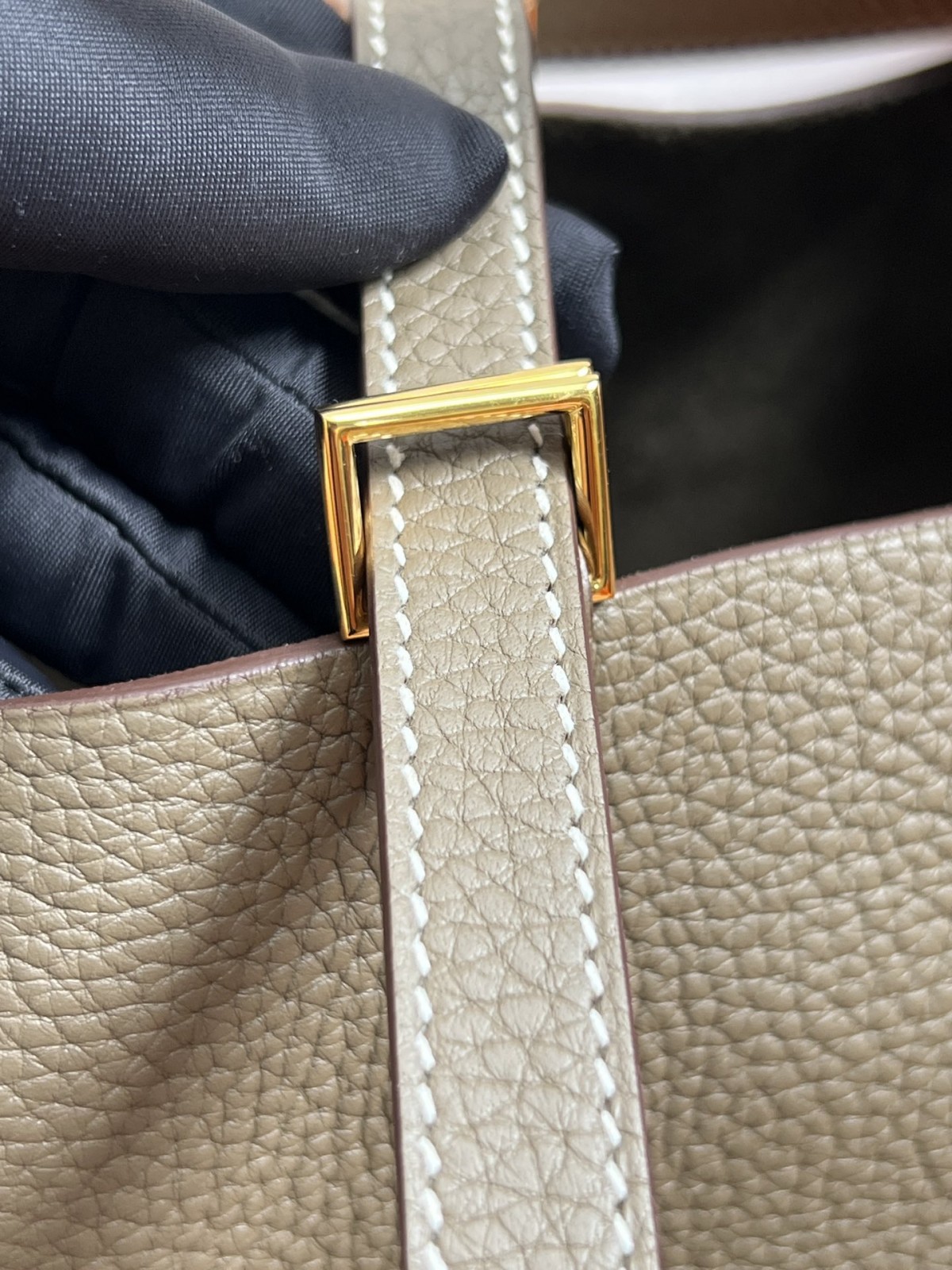 Shebag handmade Hermes Picotin 22 bag grey togo leather review （2025 Mar updated）-Best Quality Fake designer Bag Review, Replica designer bag ru