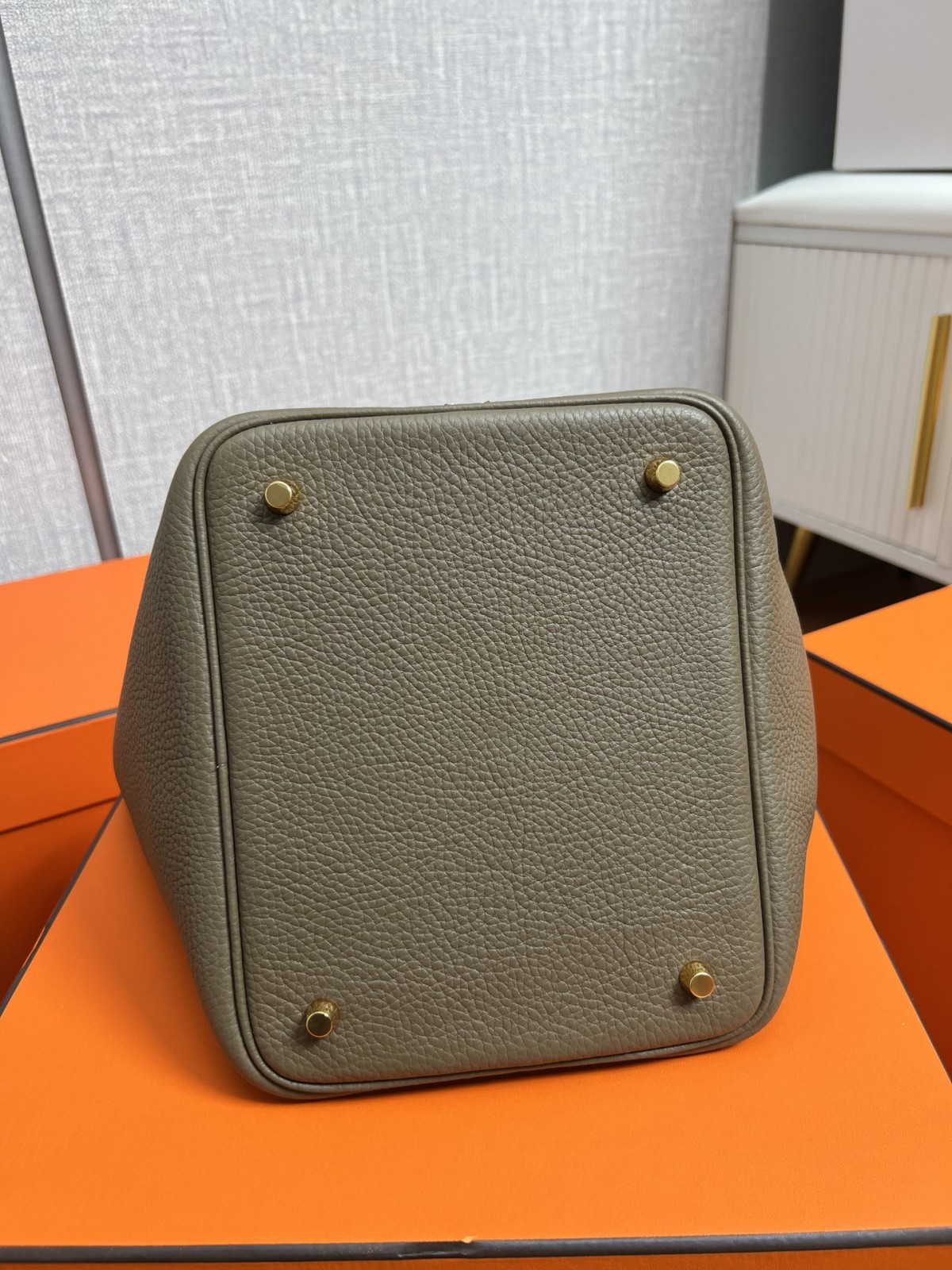 Shebag handmade Hermes Picotin 22 bag grey togo leather review （2025 Mar updated）-Best Quality Fake designer Bag Review, Replica designer bag ru