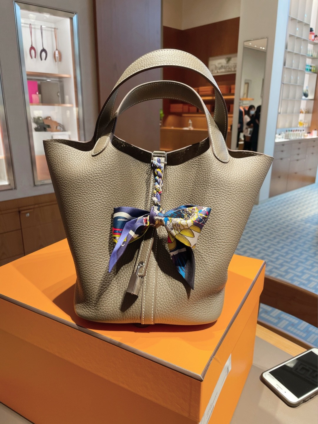 Shebag handmade Hermes Picotin 22 bag grey togo leather review （2025 Mar updated）-Best Quality Fake designer Bag Review, Replica designer bag ru