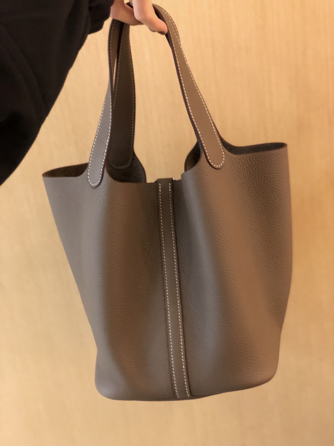 Shebag handmade Hermes Picotin 22 bag grey togo leather review （2025 Mar updated）-Best Quality Fake designer Bag Review, Replica designer bag ru