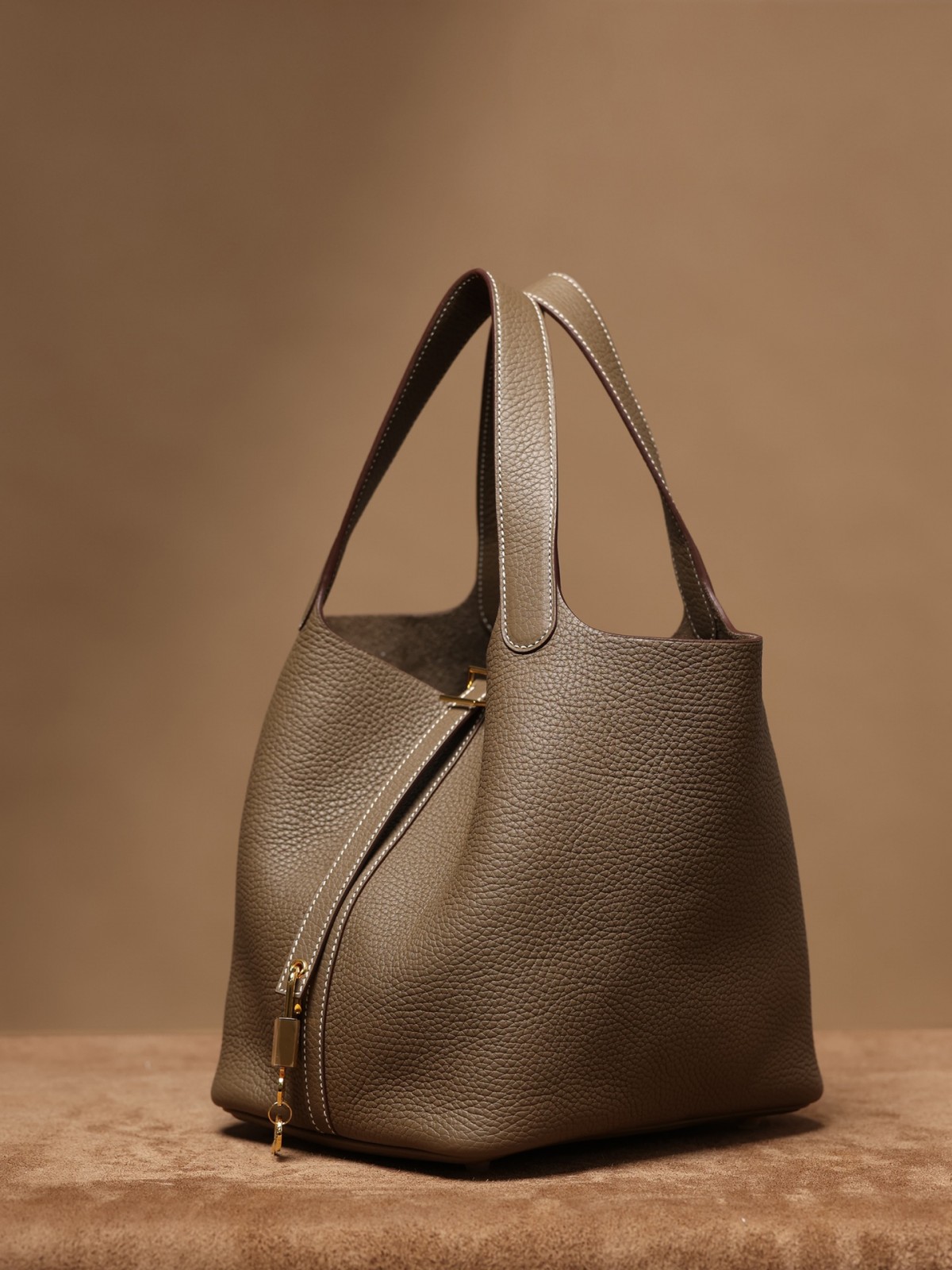 Shebag handmade Hermes Picotin 22 bag grey togo leather review （2025 Mar updated）-Best Quality Fake designer Bag Review, Replica designer bag ru