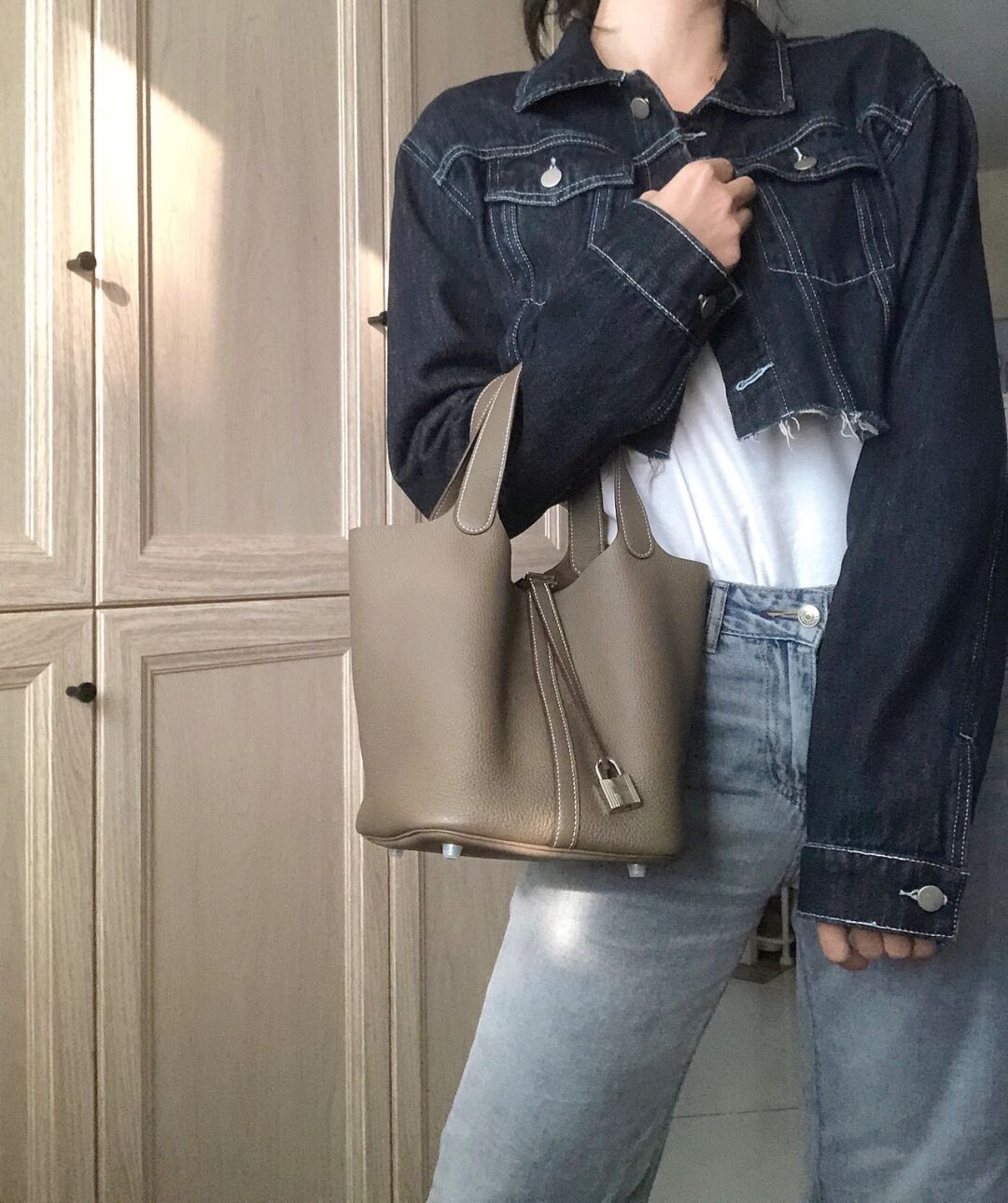Shebag handmade Hermes Picotin 22 bag grey togo leather review （2025 Mar updated）-Best Quality Fake designer Bag Review, Replica designer bag ru