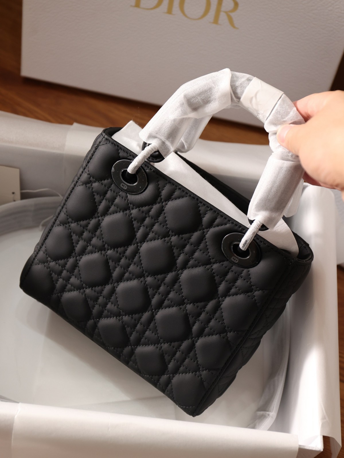 Shebag Top replica Lady Dior mini in Sand Black bag full review(2025 Mar updated)-Best Quality Fake designer Bag Review, Replica designer bag ru