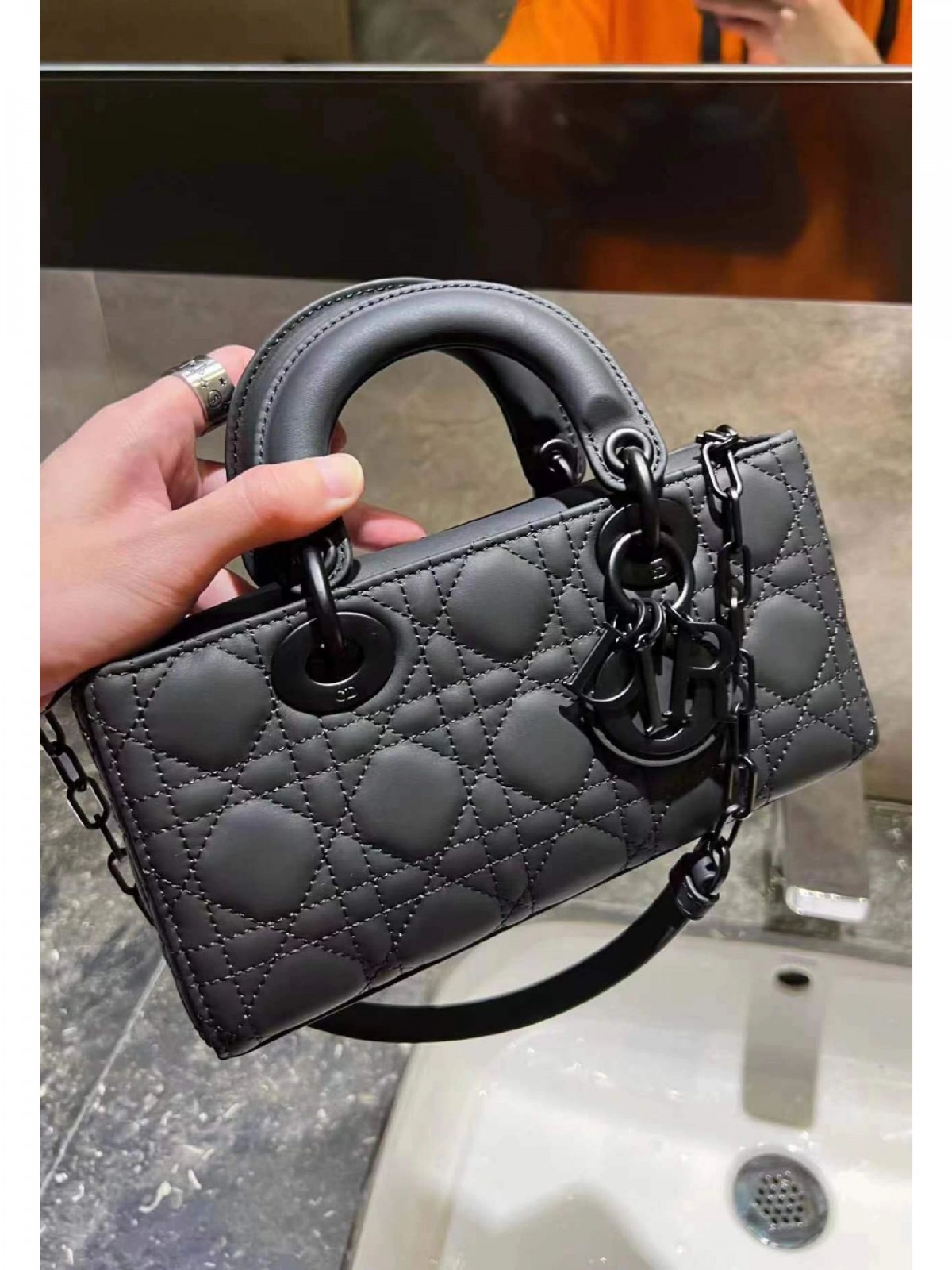 Shebag Top replica Lady Dior mini in Sand Black bag full review(2025 Mar updated)-Best Quality Fake designer Bag Review, Replica designer bag ru