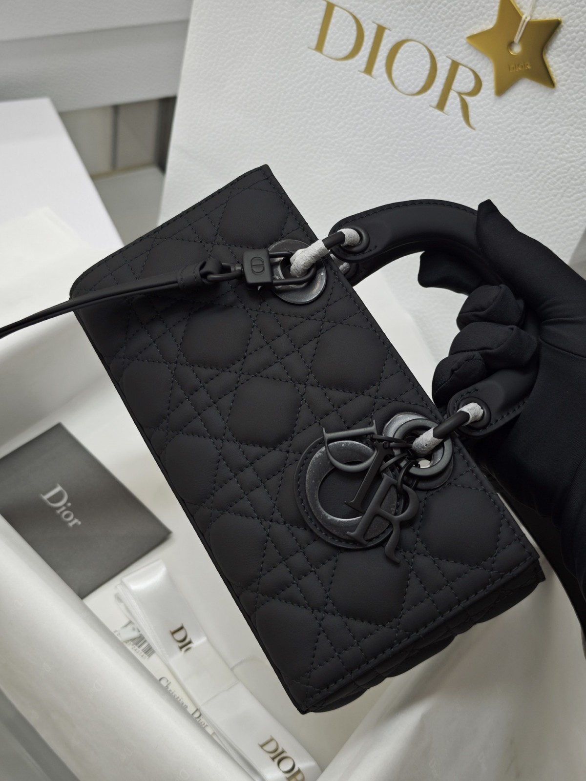 Shebag Top replica Lady Dior mini in Sand Black bag full review(2025 Mar updated)-Best Quality Fake designer Bag Review, Replica designer bag ru