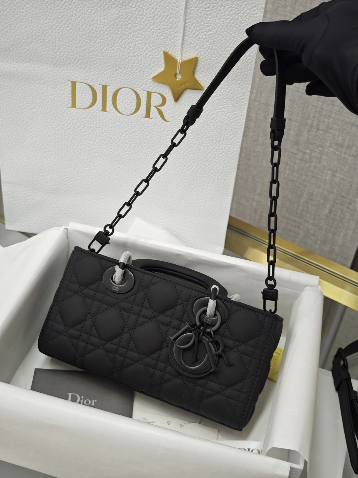 Shebag Top replica Lady Dior mini in Sand Black bag full review(2025 Mar updated)-Best Quality Fake designer Bag Review, Replica designer bag ru