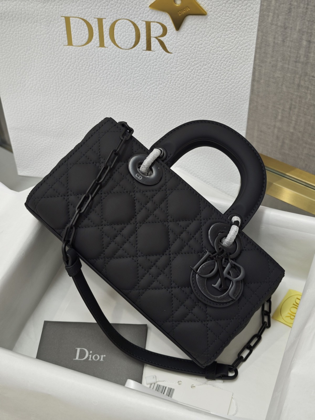 Shebag Top replica Lady Dior mini in Sand Black bag full review(2025 Mar updated)-Best Quality Fake designer Bag Review, Replica designer bag ru
