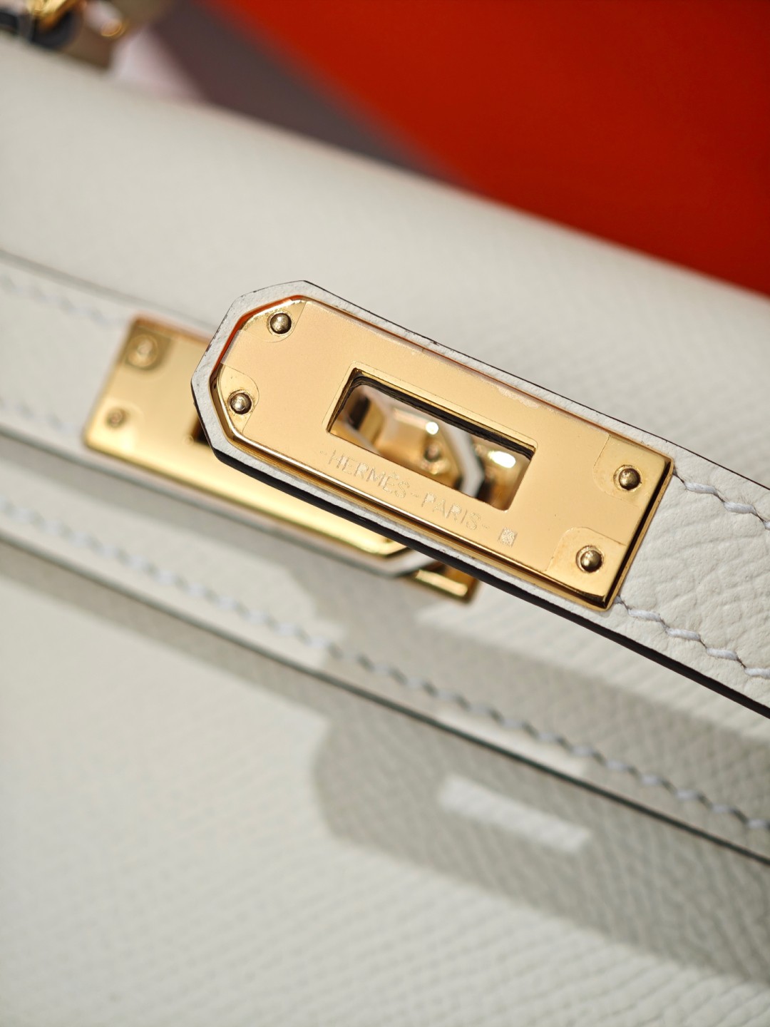 Shebag fully handmade Hermes Mini Kelly 2 bag full review white Epsom(2025 Apr updated)-Best Quality Fake designer Bag Review, Replica designer bag ru