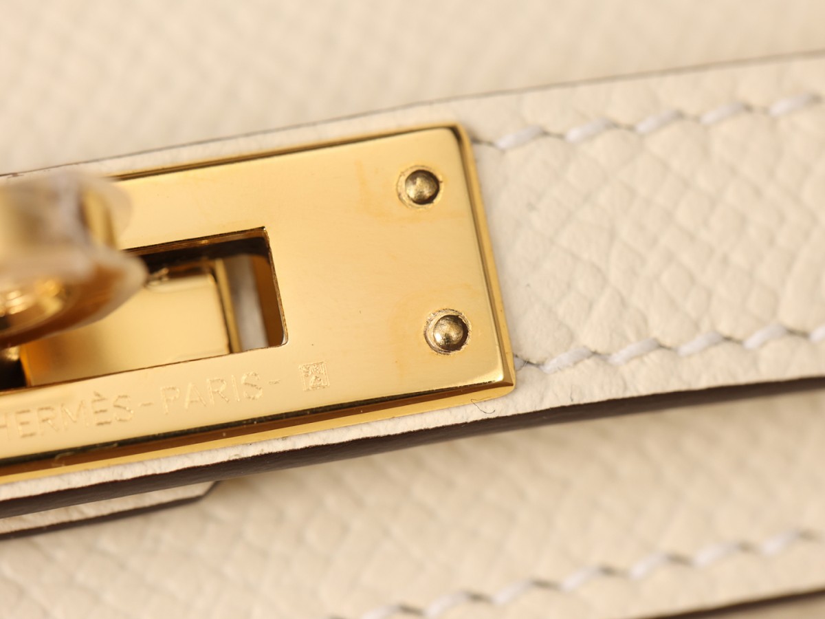 Shebag fully handmade Hermes Mini Kelly 2 bag full review white Epsom(2025 Apr updated)-Best Quality Fake designer Bag Review, Replica designer bag ru