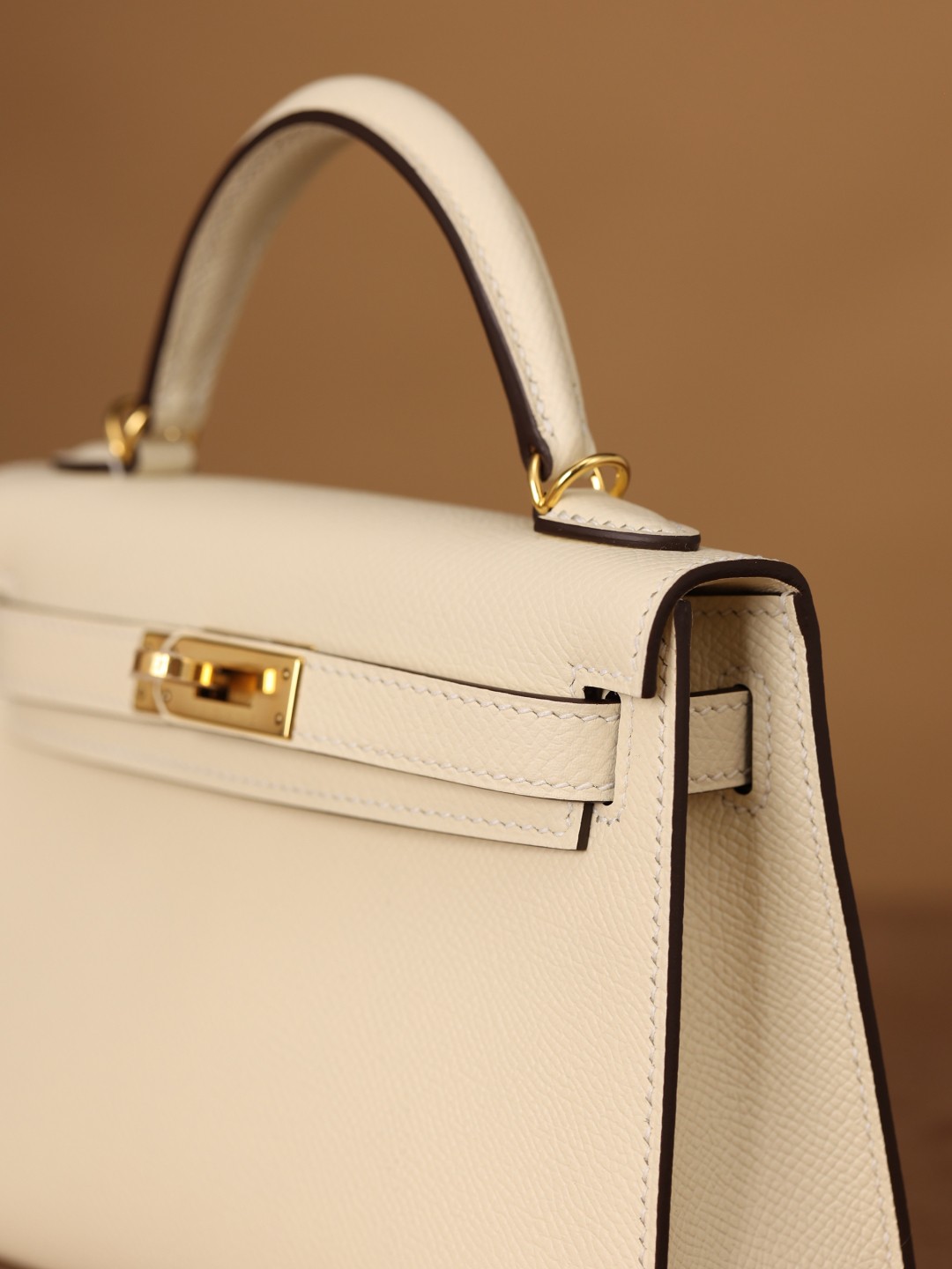Shebag fully handmade Hermes Mini Kelly 2 bag full review white Epsom(2025 Apr updated)-Best Quality Fake designer Bag Review, Replica designer bag ru
