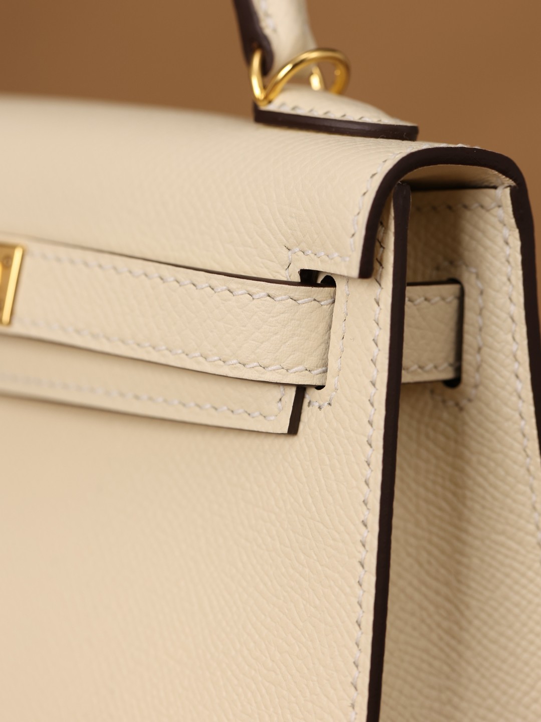 Shebag fully handmade Hermes Mini Kelly 2 bag full review white Epsom(2025 Apr updated)-Best Quality Fake designer Bag Review, Replica designer bag ru