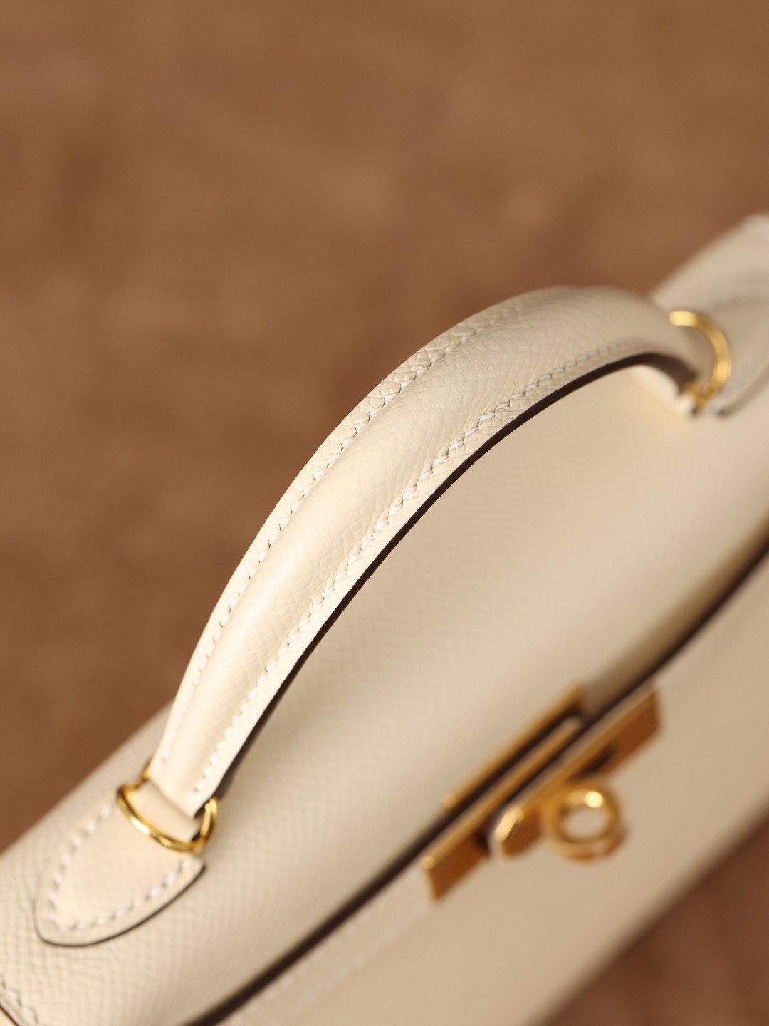 Shebag fully handmade Hermes Mini Kelly 2 bag full review white Epsom(2025 Apr updated)-Best Quality Fake designer Bag Review, Replica designer bag ru