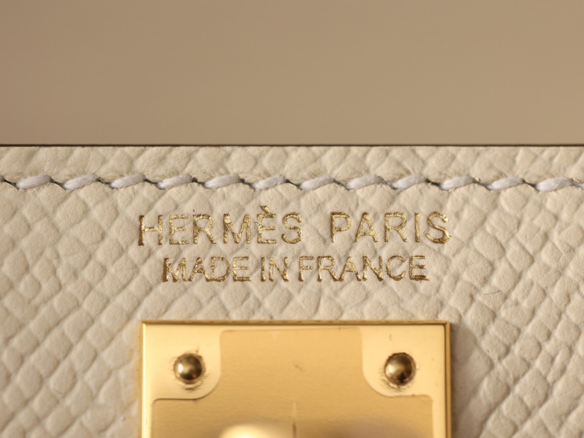 Shebag fully handmade Hermes Mini Kelly 2 bag full review white Epsom(2025 Apr updated)-Best Quality Fake designer Bag Review, Replica designer bag ru