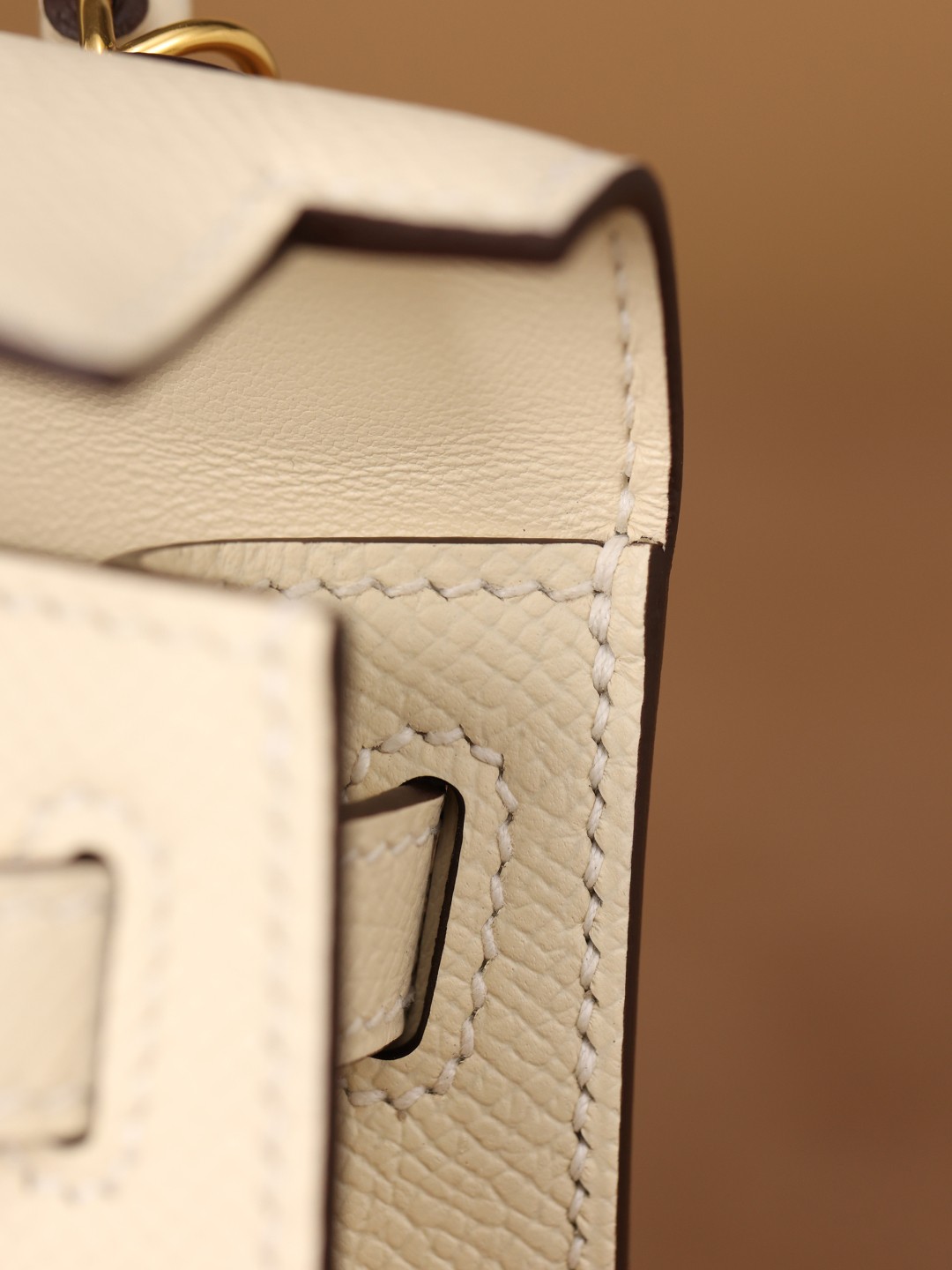 Shebag fully handmade Hermes Mini Kelly 2 bag full review white Epsom(2025 Apr updated)-Best Quality Fake designer Bag Review, Replica designer bag ru