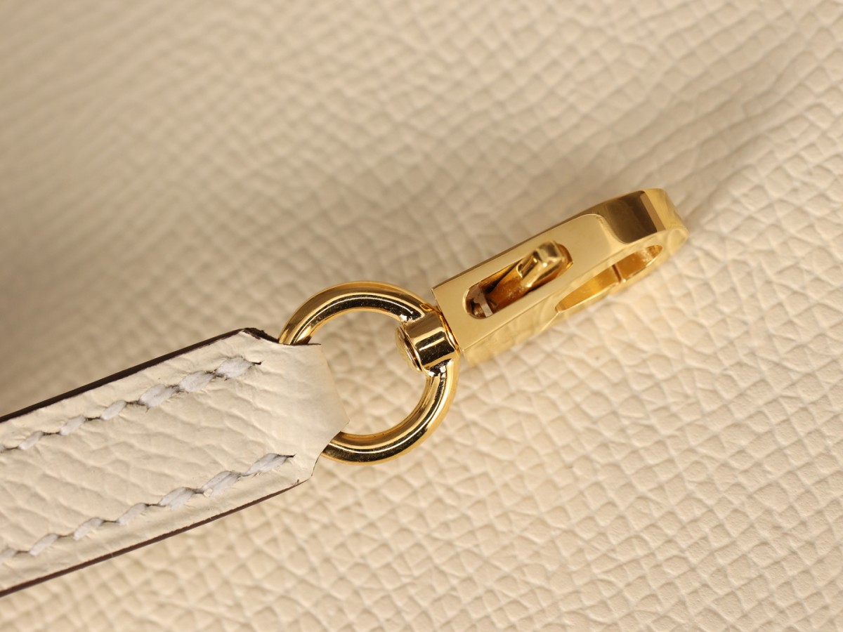 Shebag fully handmade Hermes Mini Kelly 2 bag full review white Epsom(2025 Apr updated)-Best Quality Fake designer Bag Review, Replica designer bag ru
