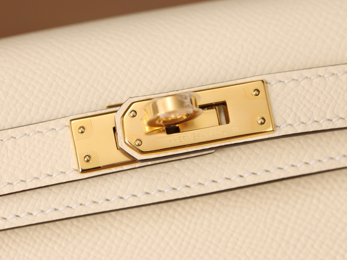 Shebag fully handmade Hermes Mini Kelly 2 bag full review white Epsom(2025 Apr updated)-Best Quality Fake designer Bag Review, Replica designer bag ru