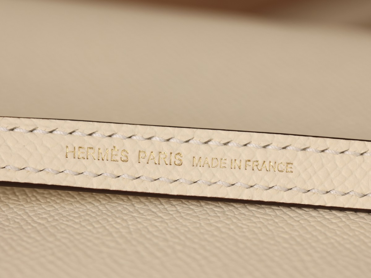 Shebag fully handmade Hermes Mini Kelly 2 bag full review white Epsom(2025 Apr updated)-Best Quality Fake designer Bag Review, Replica designer bag ru