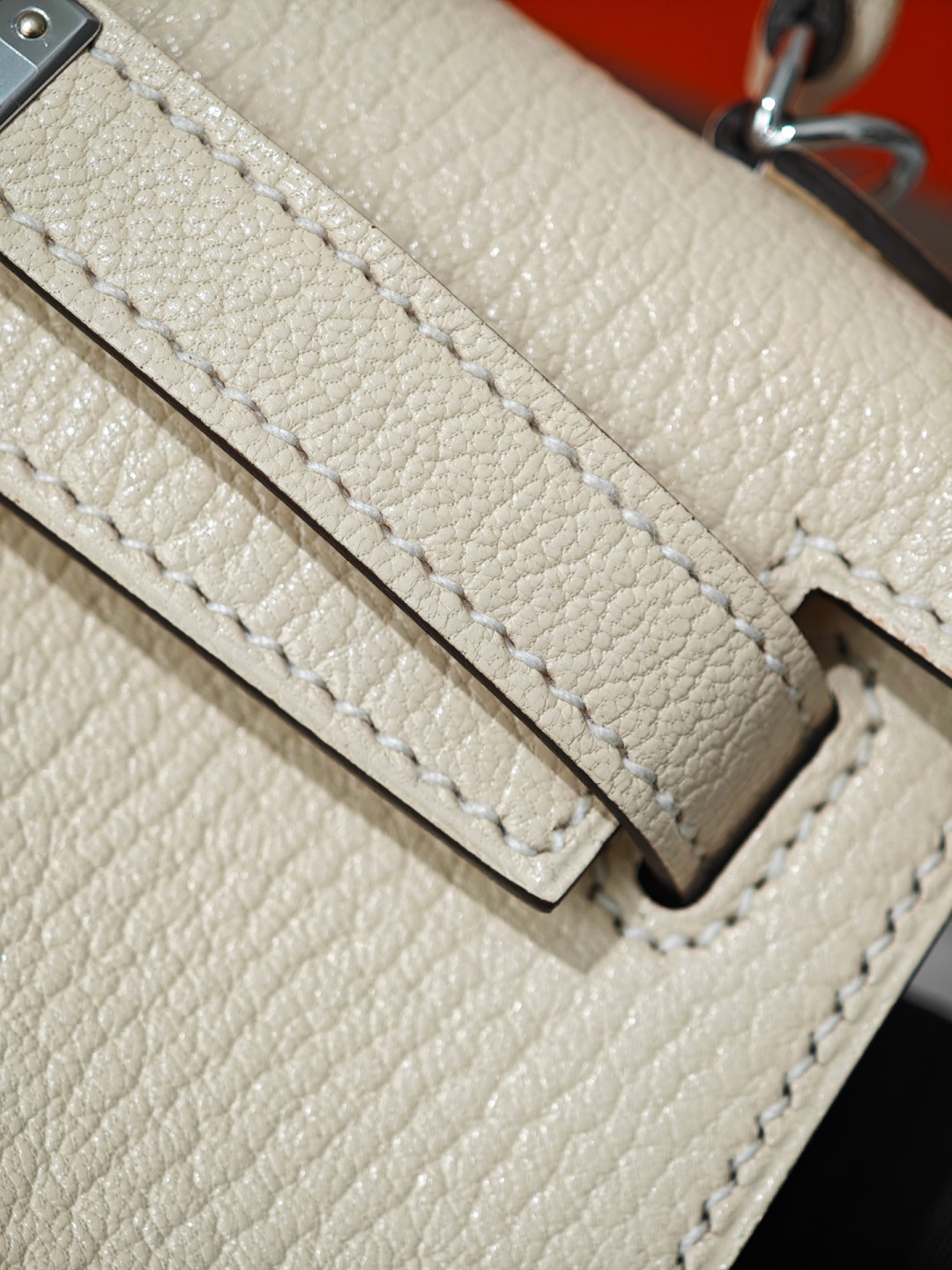 Shebag fully handmade Hermes Mini Kelly 2 bag full review white Epsom(2025 Apr updated)-Best Quality Fake designer Bag Review, Replica designer bag ru