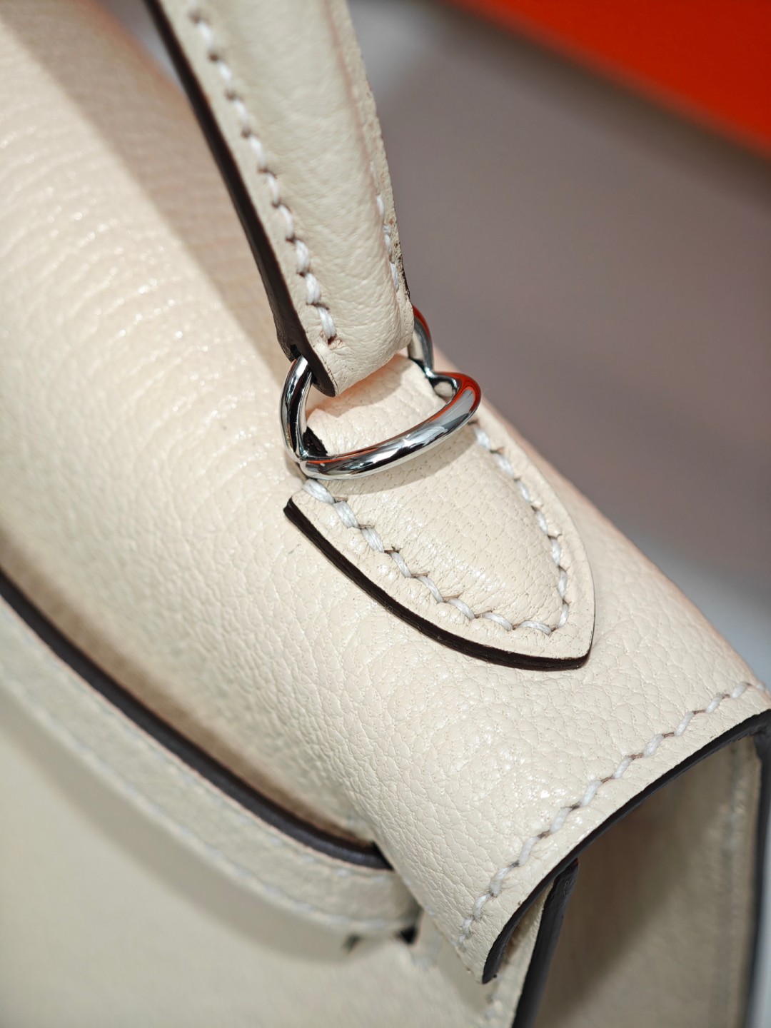 Shebag fully handmade Hermes Mini Kelly 2 bag full review white Epsom(2025 Apr updated)-Best Quality Fake designer Bag Review, Replica designer bag ru