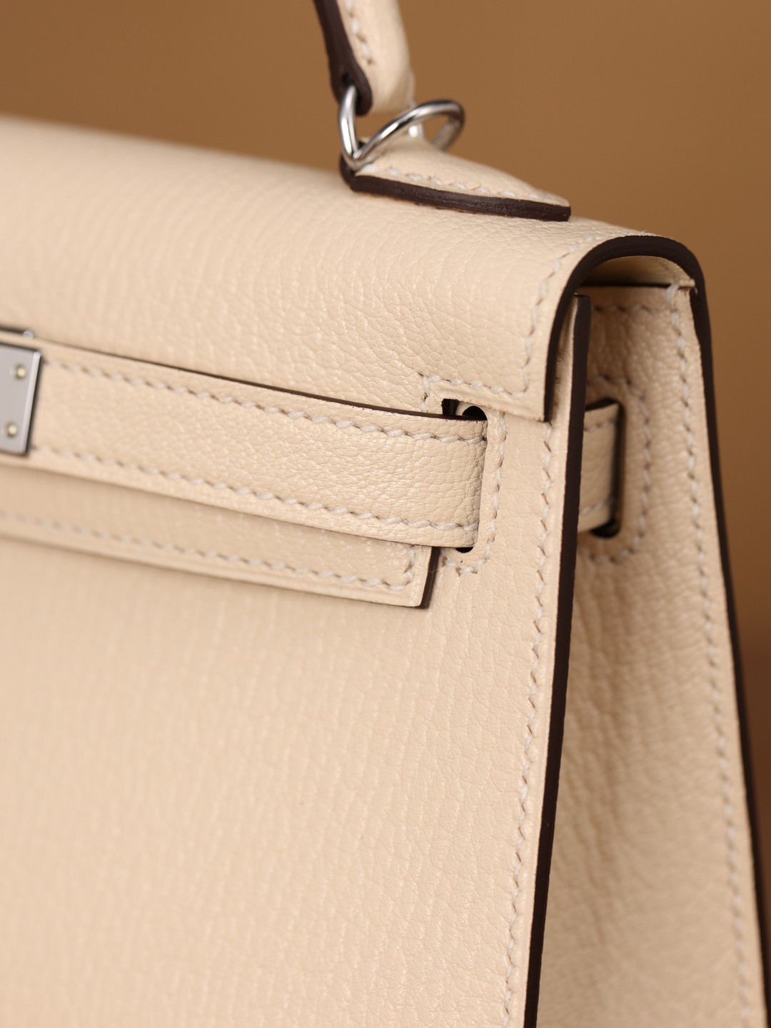 Shebag fully handmade Hermes Mini Kelly 2 bag full review white Epsom(2025 Apr updated)-Best Quality Fake designer Bag Review, Replica designer bag ru