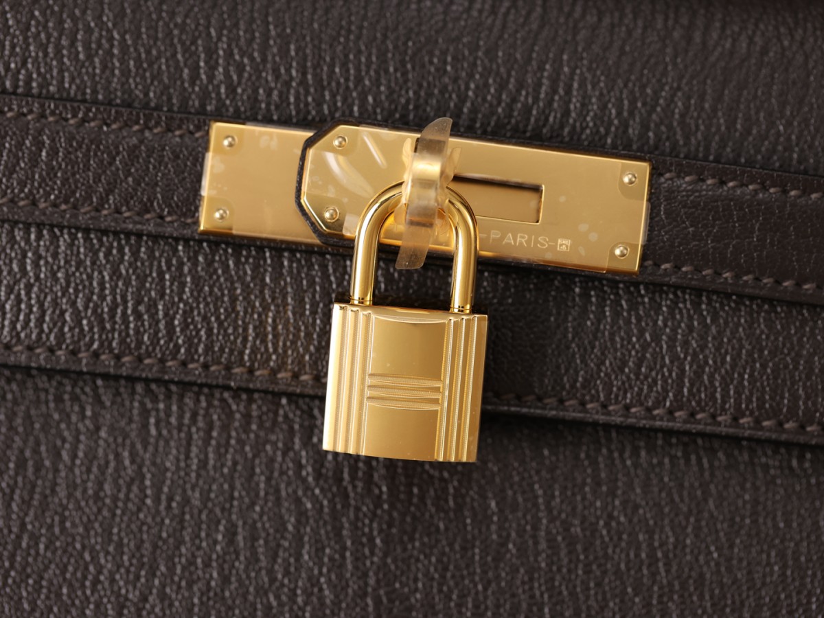 Shebag fully handmade Hermes mini Kelly 2 in goat leather black gold(April 2025 updated)-Best Quality Fake designer Bag Review, Replica designer bag ru