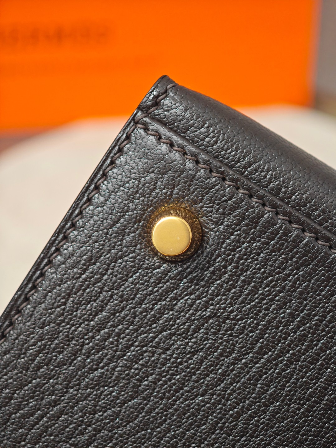 Shebag fully handmade Hermes mini Kelly 2 in goat leather black gold(April 2025 updated)-Best Quality Fake designer Bag Review, Replica designer bag ru