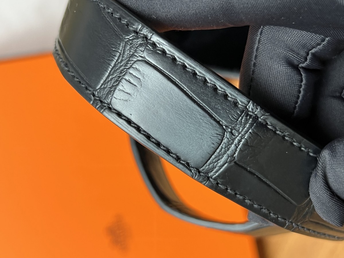 Shebag fully handmade Picotin 18 bag black crocodile leather handle (2025 Apr updated)-Best Quality Fake designer Bag Review, Replica designer bag ru Shebag fully handmade Picotin 18 bag black crocodile leather handle (2025 Apr updated)-Best Quality Fake designer Bag Review, Replica designer bag ru