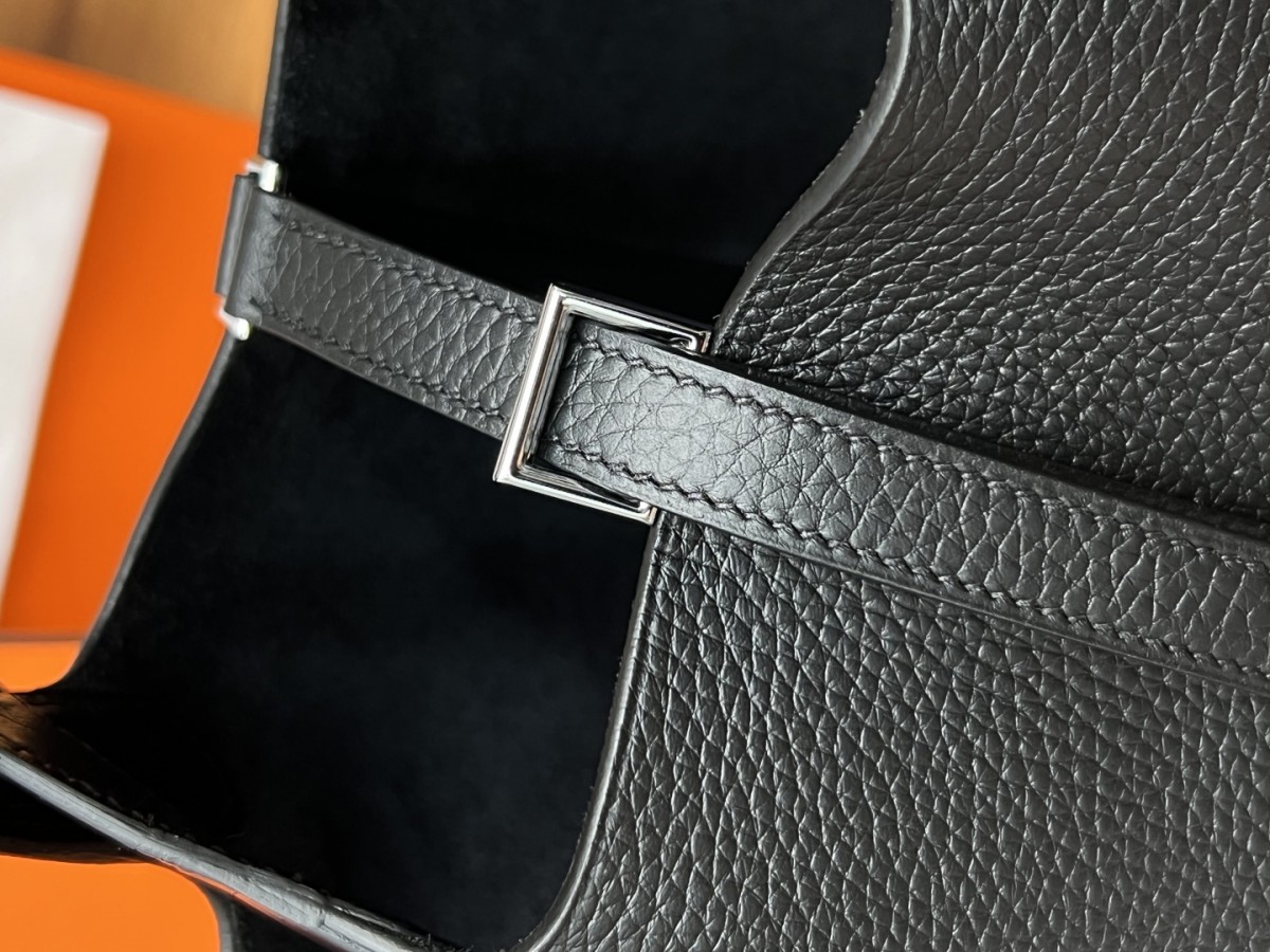 Shebag fully handmade Picotin 18 bag black crocodile leather handle (2025 Apr updated)-Best Quality Fake designer Bag Review, Replica designer bag ru Shebag fully handmade Picotin 18 bag black crocodile leather handle (2025 Apr updated)-Best Quality Fake designer Bag Review, Replica designer bag ru