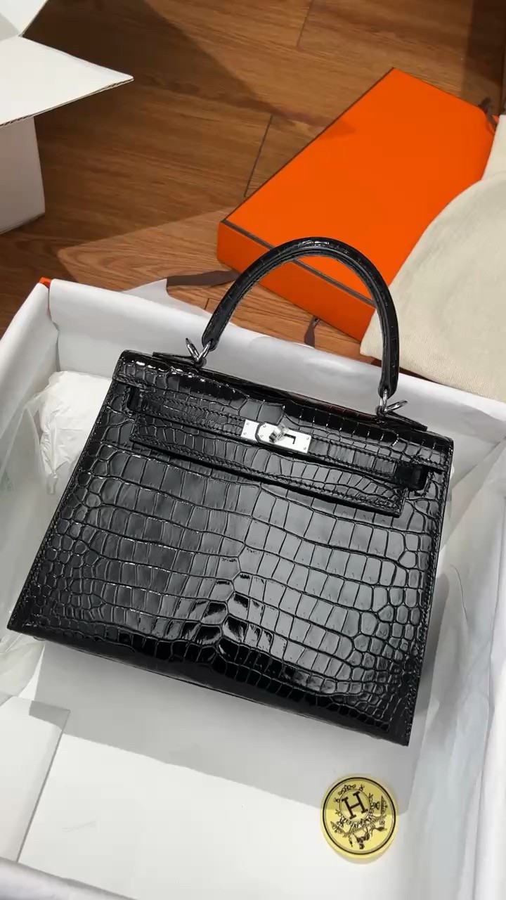 Shebag fully handmade Hermes Kelly 25 crocodile leather black bag full review (2025 Apr updated)-Best Quality Fake designer Bag Review, Replica designer bag ru Shebag fully handmade Hermes Kelly 25 crocodile leather black bag full review (2025 Apr updated)-Best Quality Fake designer Bag Review, Replica designer bag ru