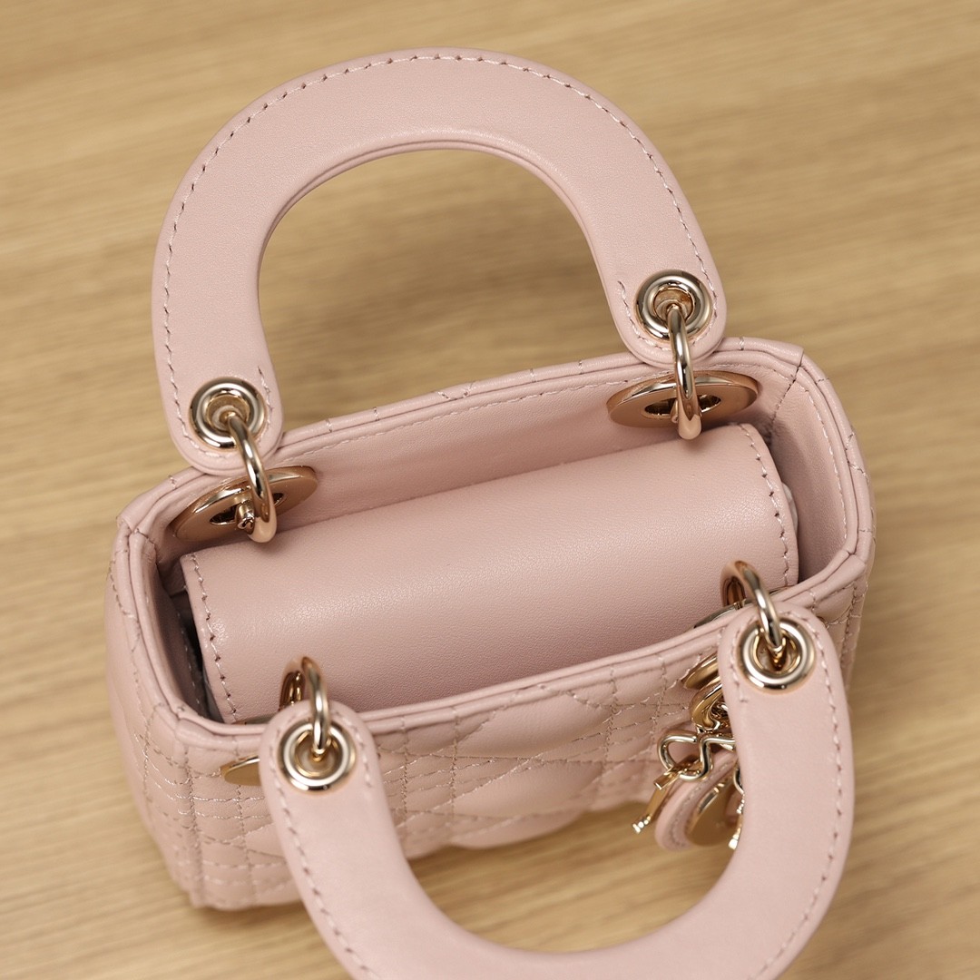 Shebag Super replica Lady Dior mini bag in pink bag review (2025 Apr updated)-Best Quality Fake designer Bag Review, Replica designer bag ru