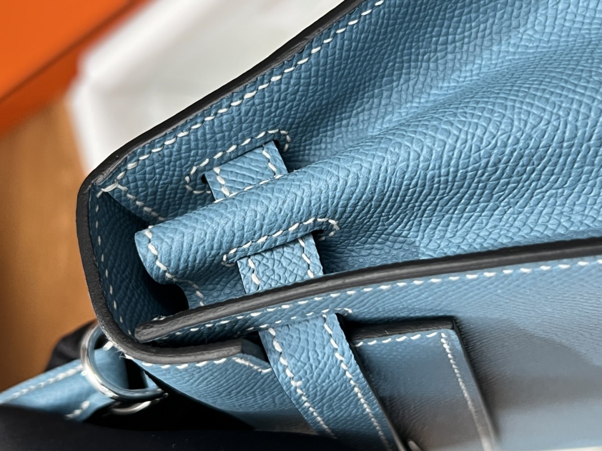 Shebag Hermes full handmade Kelly 25 in epsom blue bag review (2025 Apr updated)-Best Quality Fake designer Bag Review, Replica designer bag ru