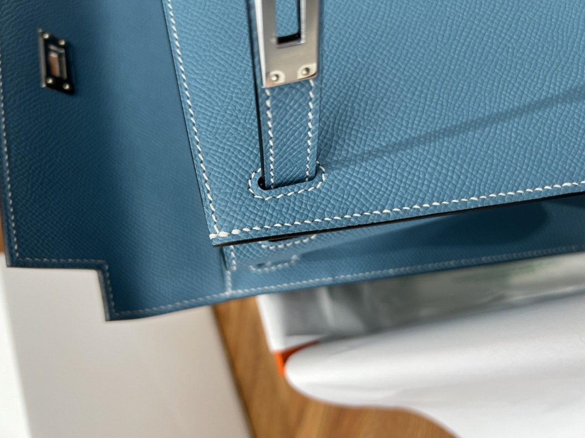 Shebag Hermes full handmade Kelly 25 in epsom blue bag review (2025 Apr updated)-Best Quality Fake designer Bag Review, Replica designer bag ru