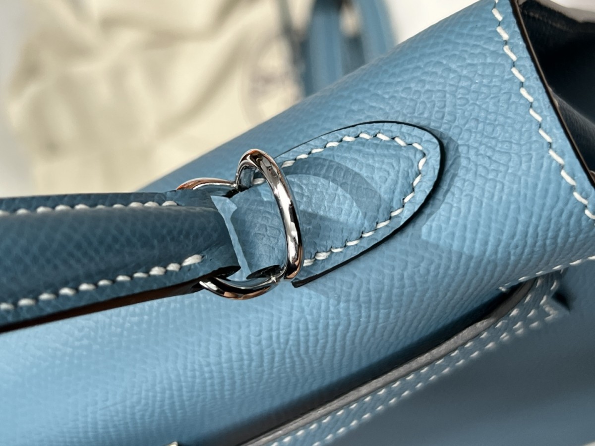 Shebag Hermes full handmade Kelly 25 in epsom blue bag review (2025 Apr updated)-Best Quality Fake designer Bag Review, Replica designer bag ru