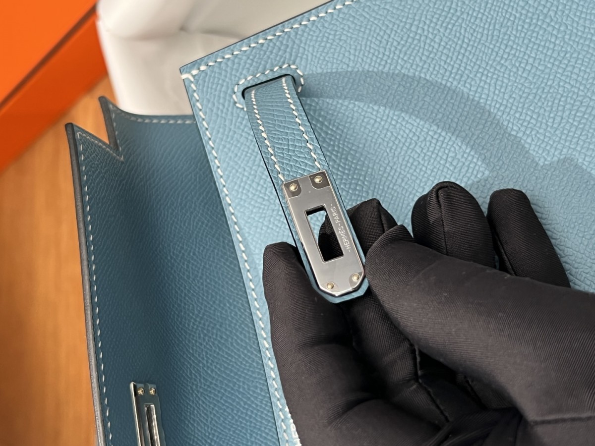 Shebag Hermes full handmade Kelly 25 in epsom blue bag review (2025 Apr updated)-Best Quality Fake designer Bag Review, Replica designer bag ru