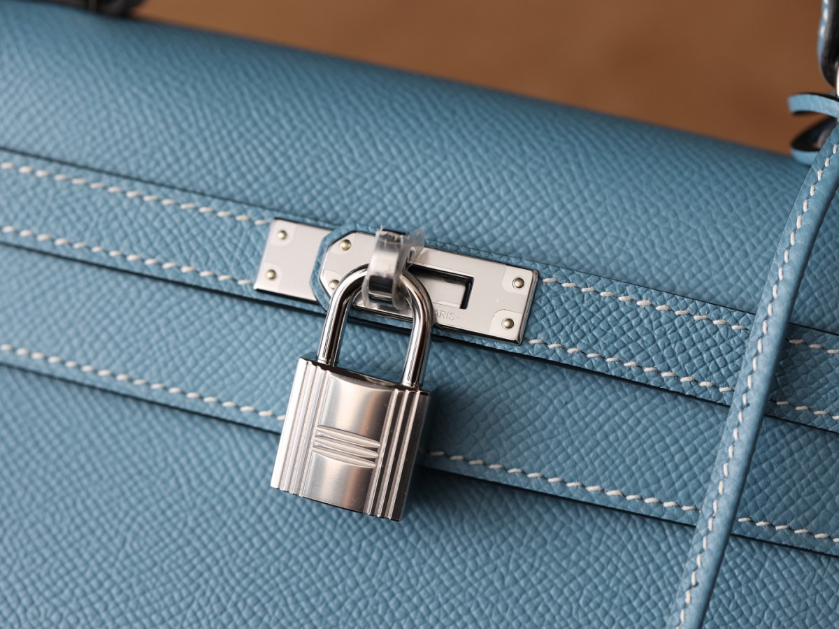 Shebag Hermes full handmade Kelly 25 in epsom blue bag review (2025 Apr updated)-Best Quality Fake designer Bag Review, Replica designer bag ru