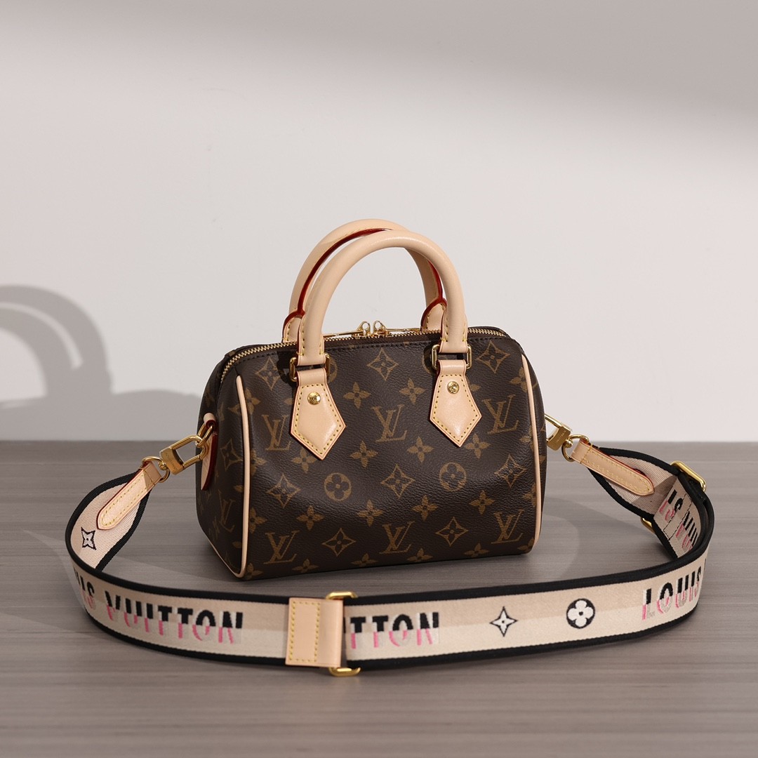 Shebag super replica Louis Vuitton M46234 SPEEDY BANDOULIÈRE 20-Best Quality Fake designer Bag Review, Replica designer bag ru