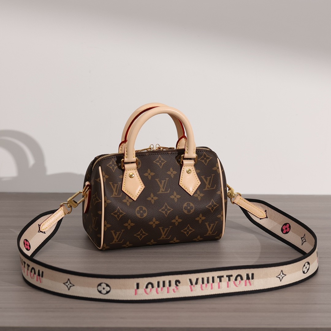 Shebag super replica Louis Vuitton M46234 SPEEDY BANDOULIÈRE 20-Best Quality Fake designer Bag Review, Replica designer bag ru