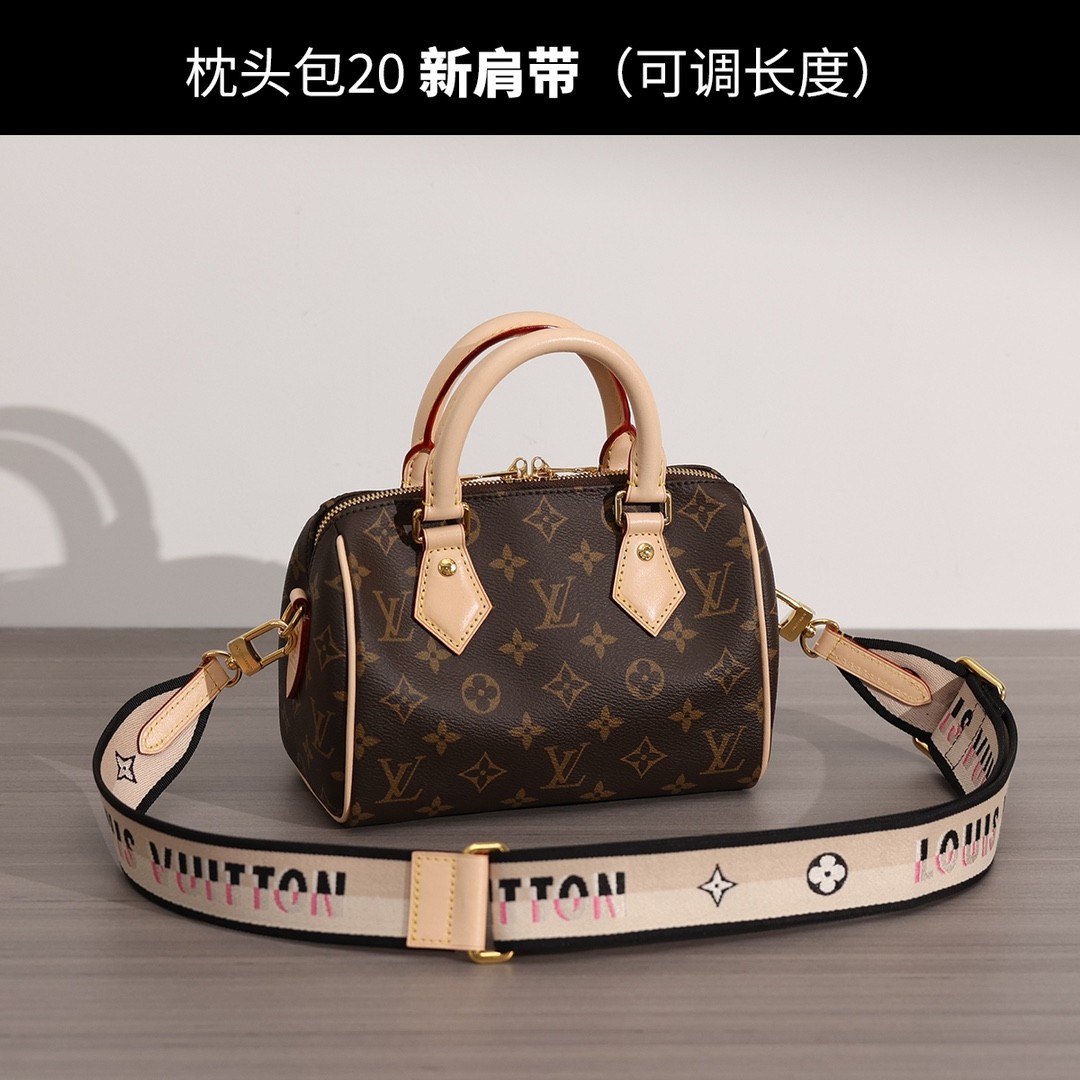 Shebag super replica Louis Vuitton M46234 SPEEDY BANDOULIÈRE 20-Best Quality Fake designer Bag Review, Replica designer bag ru
